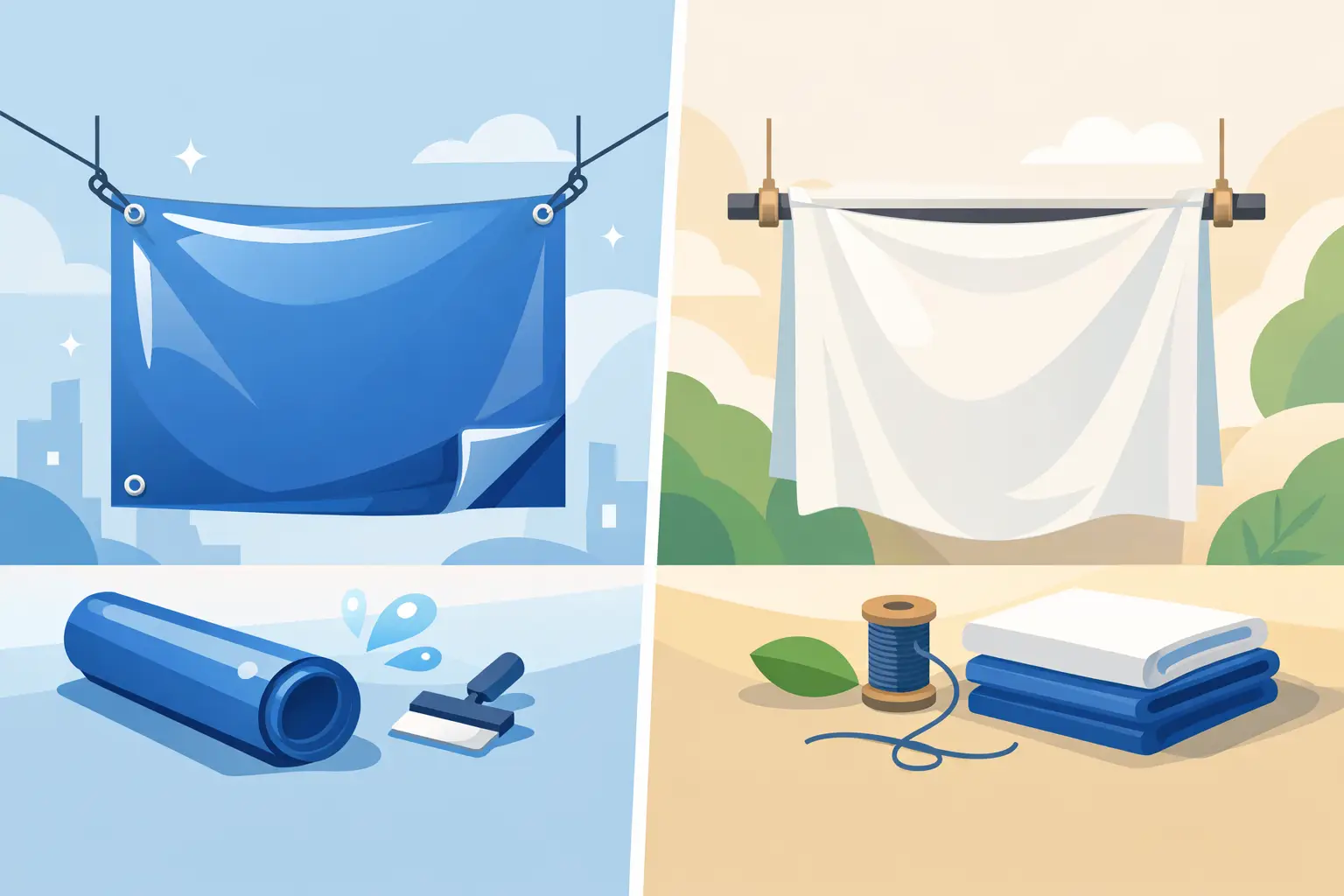 Vinyl Banners vs Fabric Banners