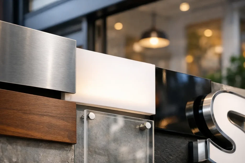 Best Storefront Sign Materials for Business