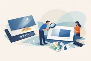 Business Card Finishes Explained Clearly