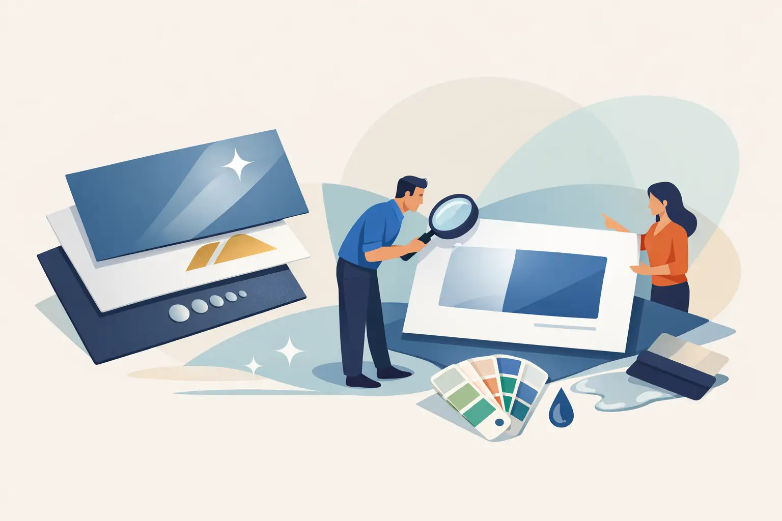 Business Card Finishes Explained Clearly