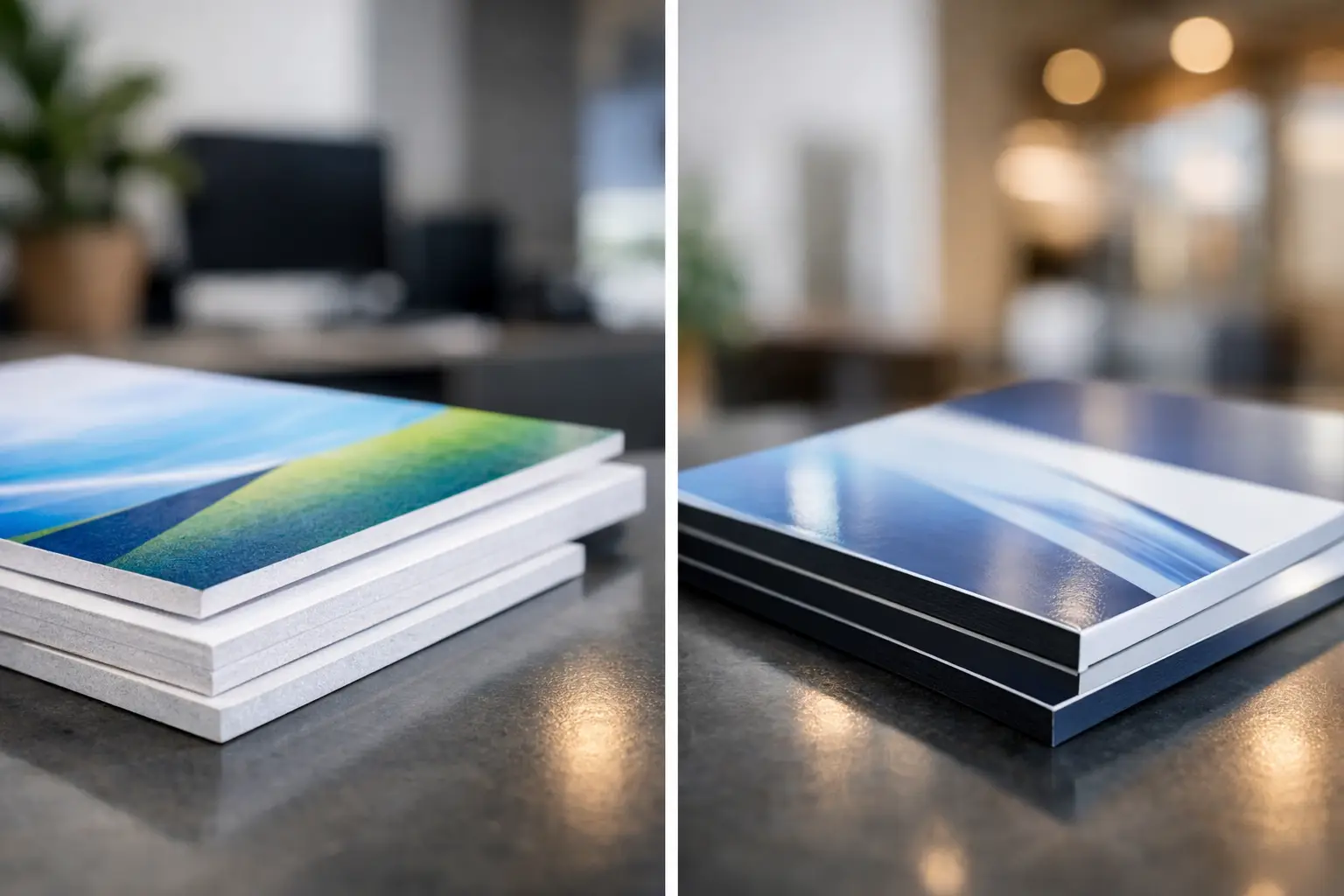 Foam Board vs PVC Signs for Business Displays