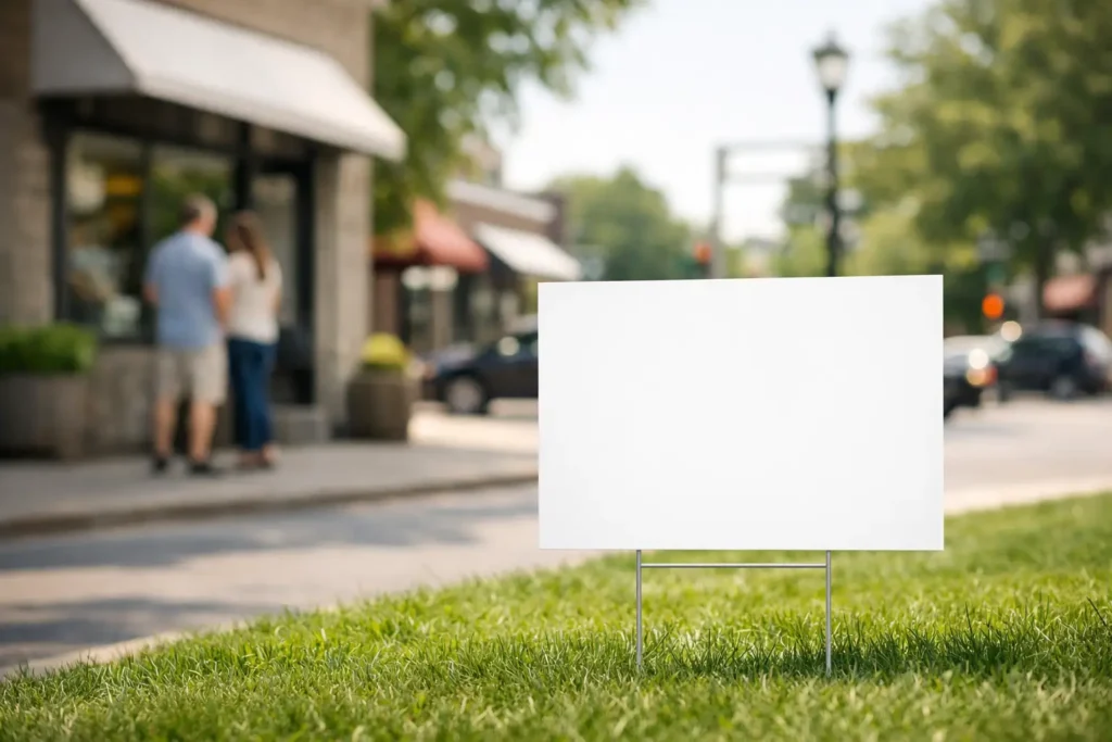 When Should Businesses Use Yard Signs Locally?