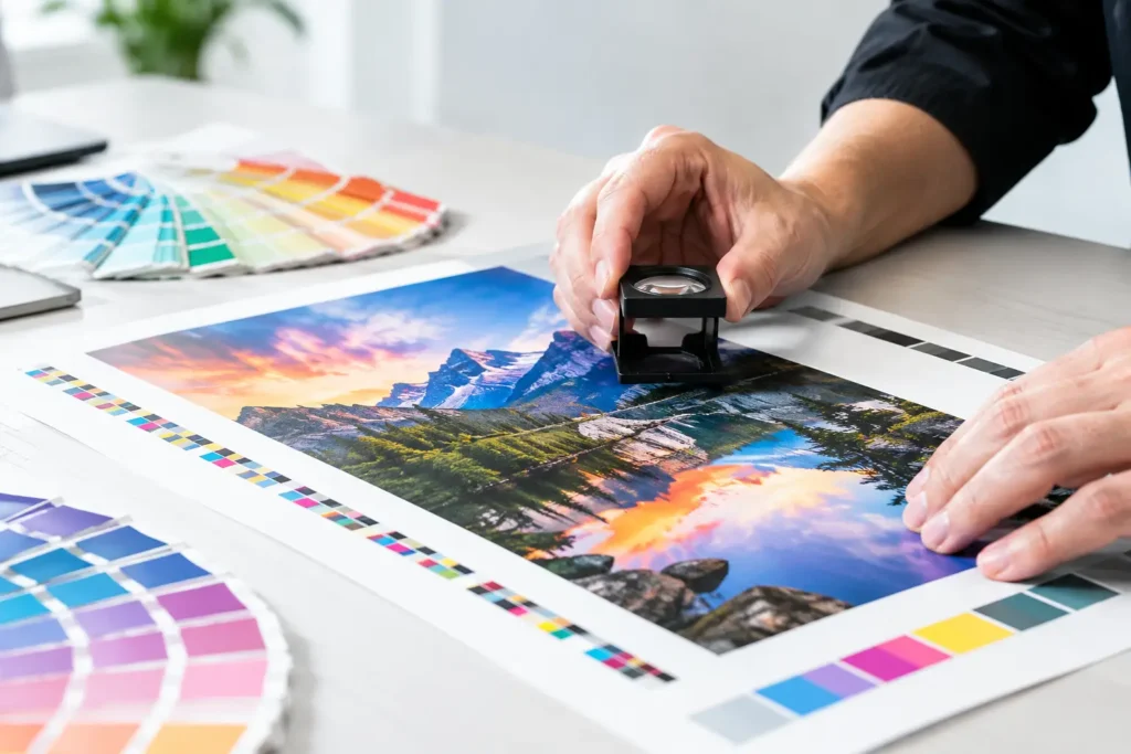 How to Proof Print Colors Before Press Time